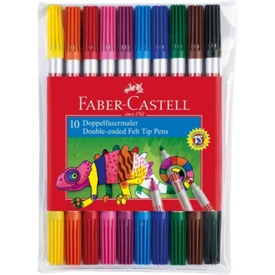 Flomasteri Faber Castell 10 Kom Dvostrani