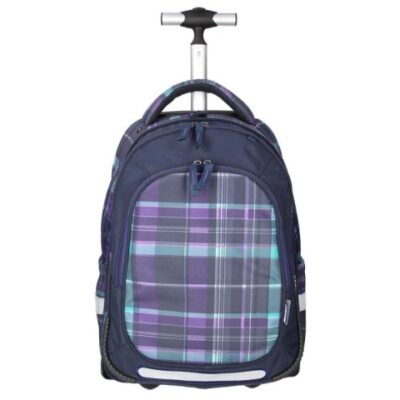 Spirit Trolley ljubičasta školska torba ruksak na kotačima 23x34x46cm 05877