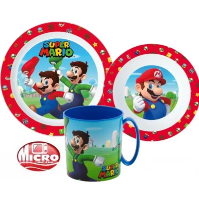 Super Mario set za jelo 3 dijela - šalica, zdjelica, tanjur 22230