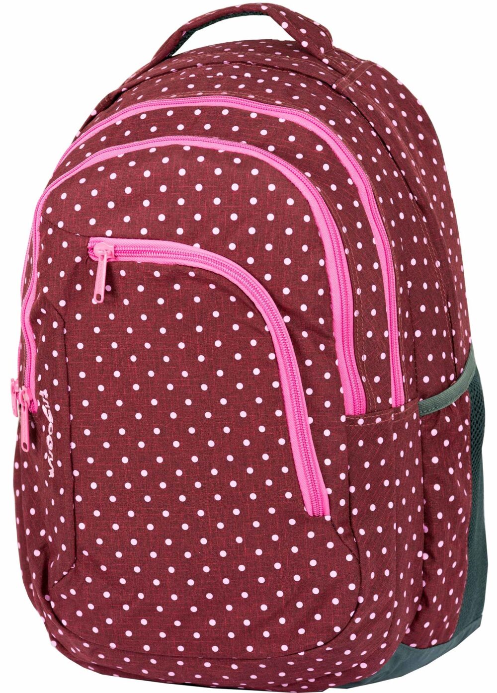 Whoosh School Ruksak Pink Zips 50754