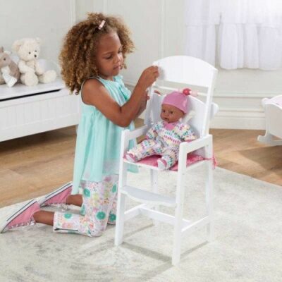 Kidkraft Lil' Doll High Chair drveni stolac za lutke Kidkraft