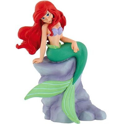 Disney Mala Sirena Ariel sjedi Bullyland Figure 12310B