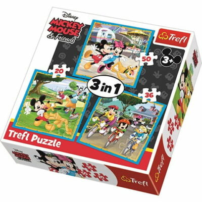 Mickey Mouse 3u1 Puzzle Trefl