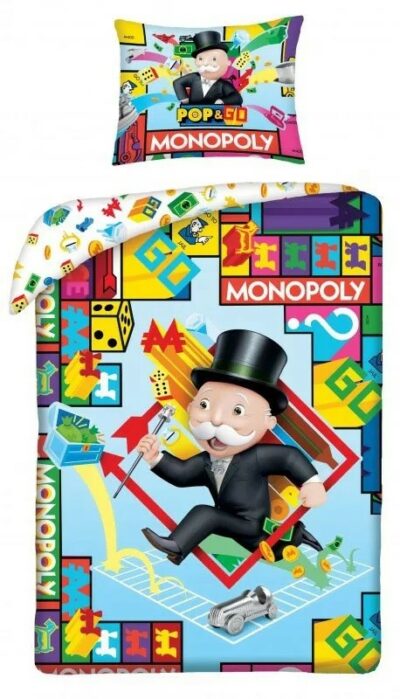 Monopoly posteljina 140×200 cm, 70×90 cm 48736