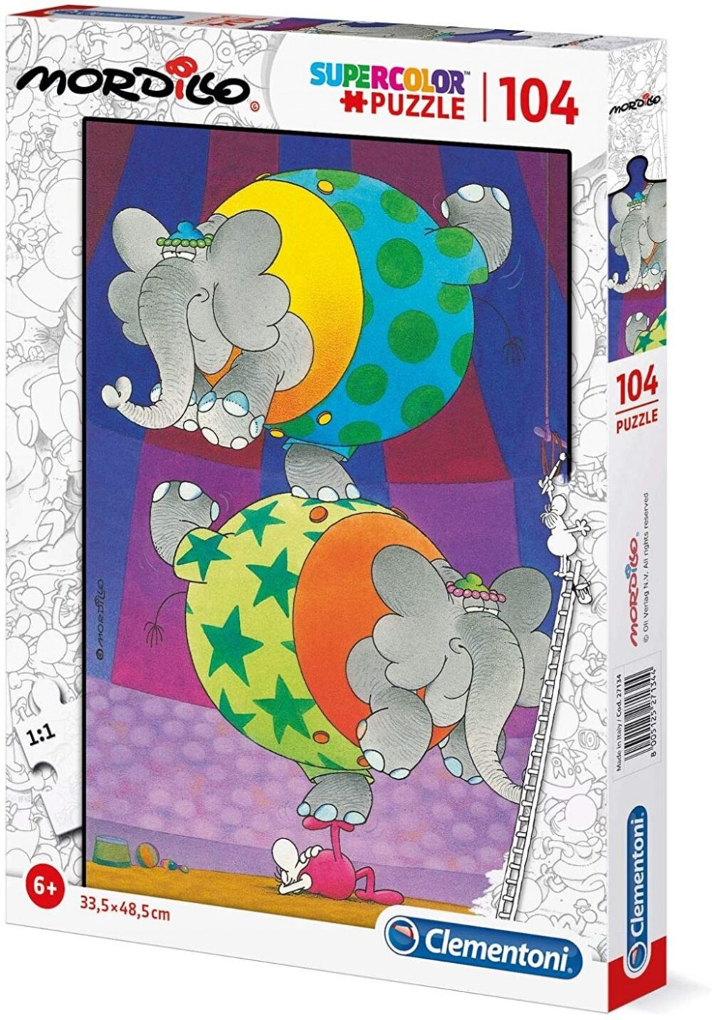 Mordillo The Balance puzzle 104 kom Supercolor Clementoni