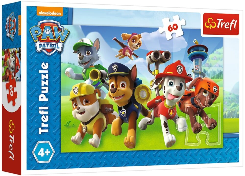 Paw Patrol 60 kom Puzzle Trefl - Spremni za akciju