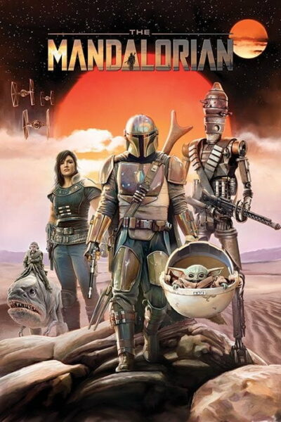 The Mandalorian Poster 91 x 61 cm Star Wars