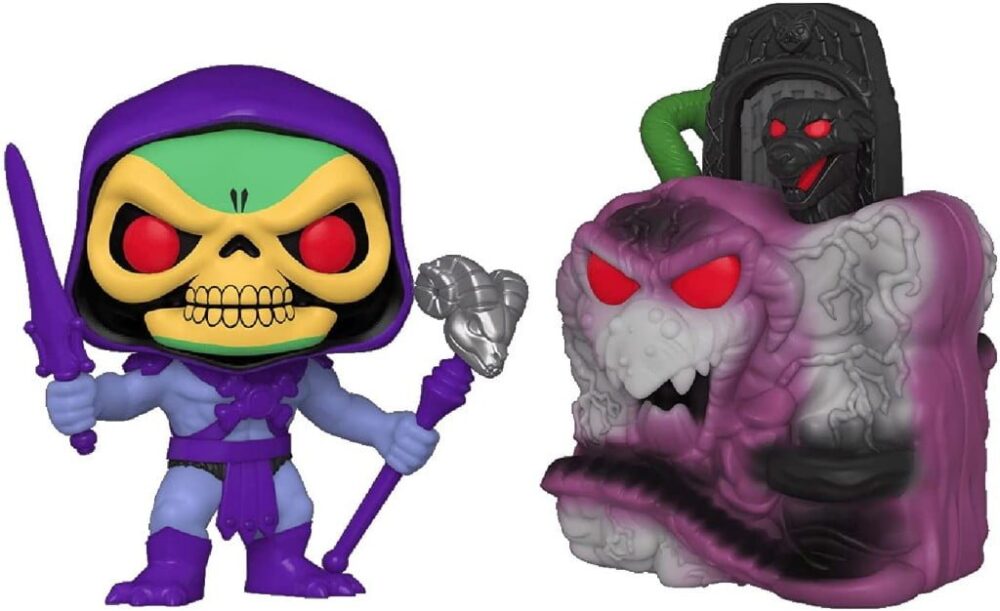 Funko POP Skeletor with Snake Mountain Masters of the Universe Vinyl figura 9 cm