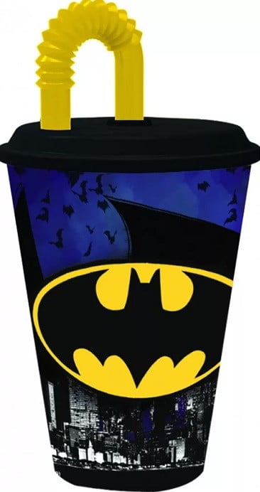 Batman čaša sa slamkom 430 ml 85540