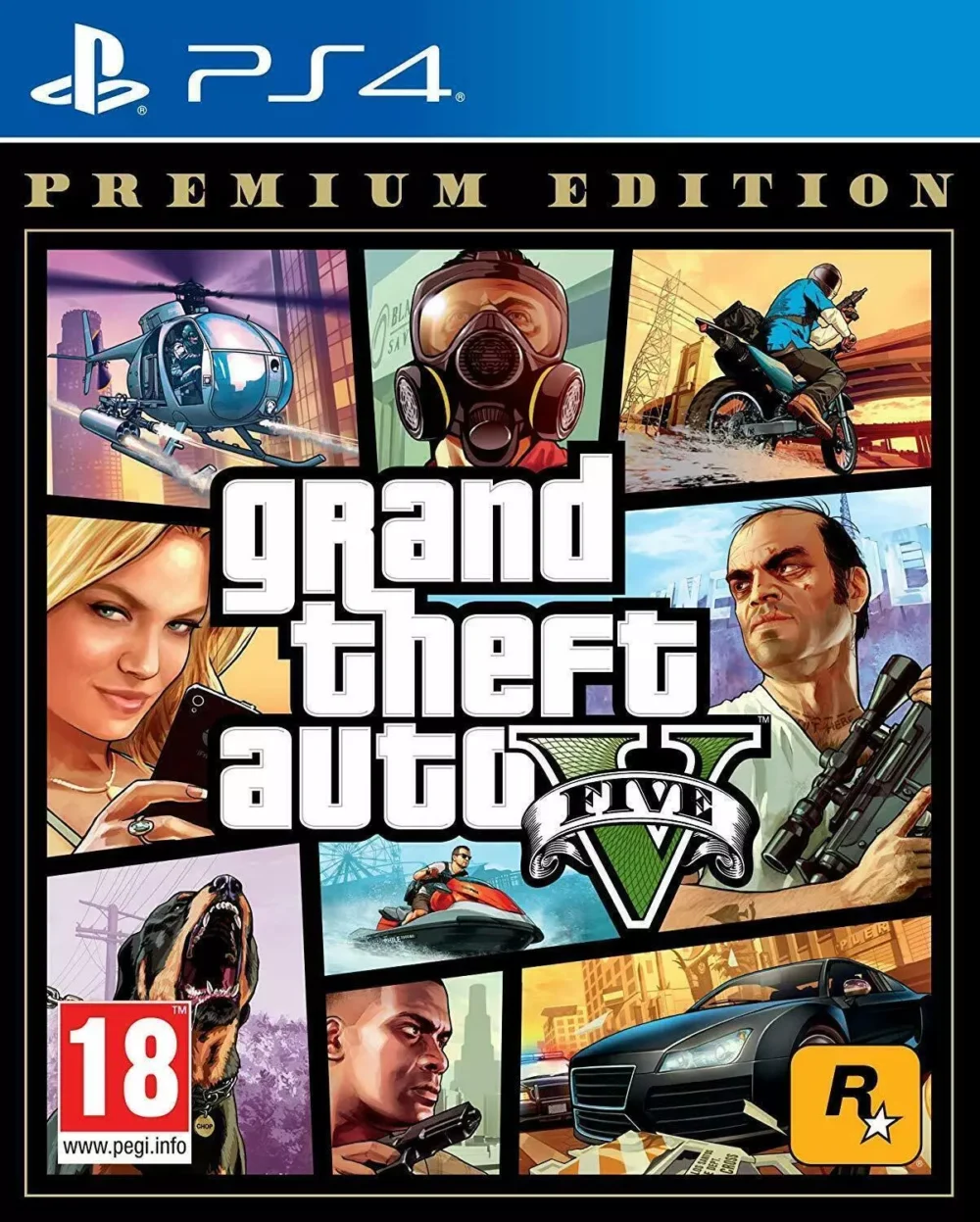 Grand Theft Auto V Premium Online Edition GTA 5 PS4