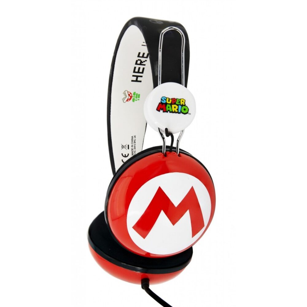 Super Mario Crveno/crne Teen OTL stereo slušalice za djecu