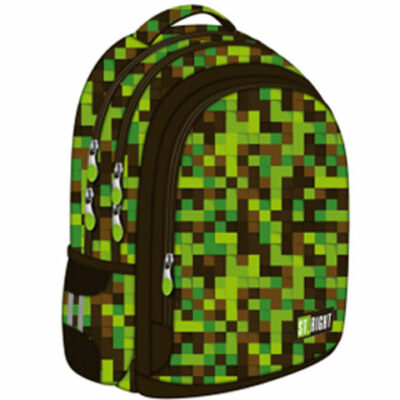 St.Right Gamer BP57 ergonomski ruksak školska torba Minecraft uzorak