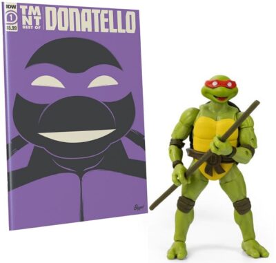 Comic Book Donatello Exclusive BST AXN x IDW Teenage Mutant Ninja Turtles akcijska figura 13 cm The Loyal Subjects