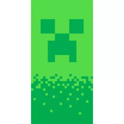 Minecraft Digital Creeper ručnik za plažu 70x140 cm 103397