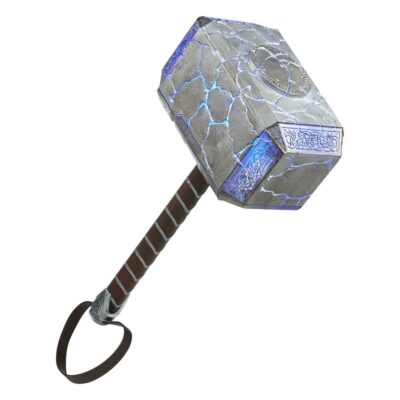 Marvel Legends Mighty Thor Mjolnir Thor: Love and Thunder Premium Electronic Roleplay Hammer 49 cm