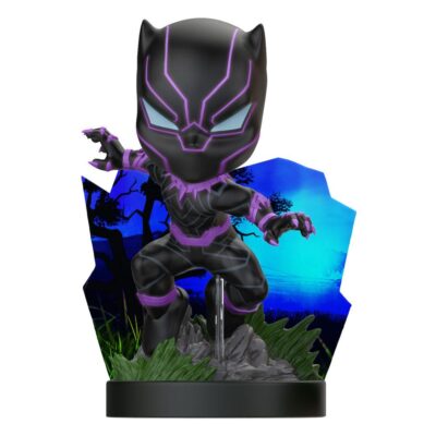 Marvel Superama Mini Diorama Black Panther (Kinetic Energy) SDCC Exclusive figura 10 cm The Loyal Subjects