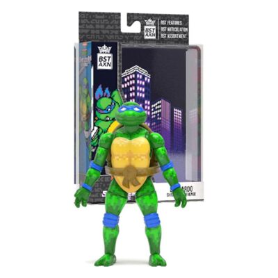 NES 8-Bit Leonardo Exclusive BST AXN Teenage Mutant Ninja Turtles akcijska figura 13 cm The Loyal Subjects