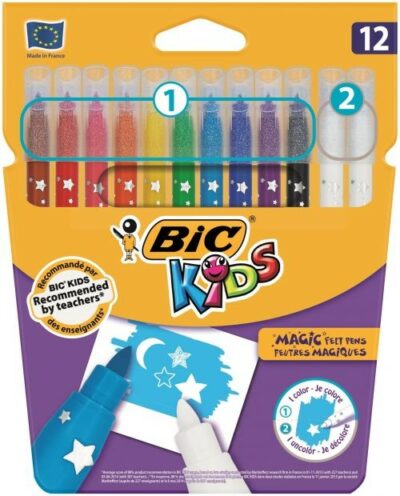 BIC Kids Color & Erase 12 kom - flomasteri