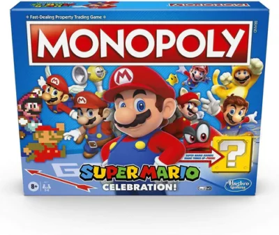 Hasbro Gaming Monopoly Super Mario Celebration društvena igra (ENG verzija) E9517