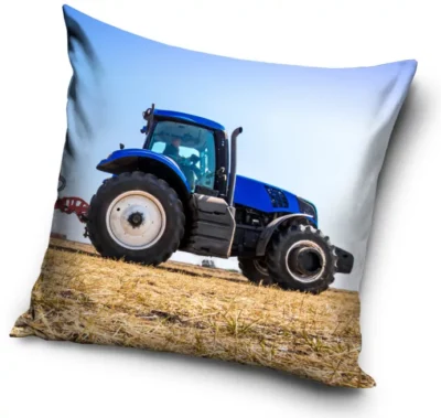 Jastučnica Traktor plavi 40x40 cm 14056