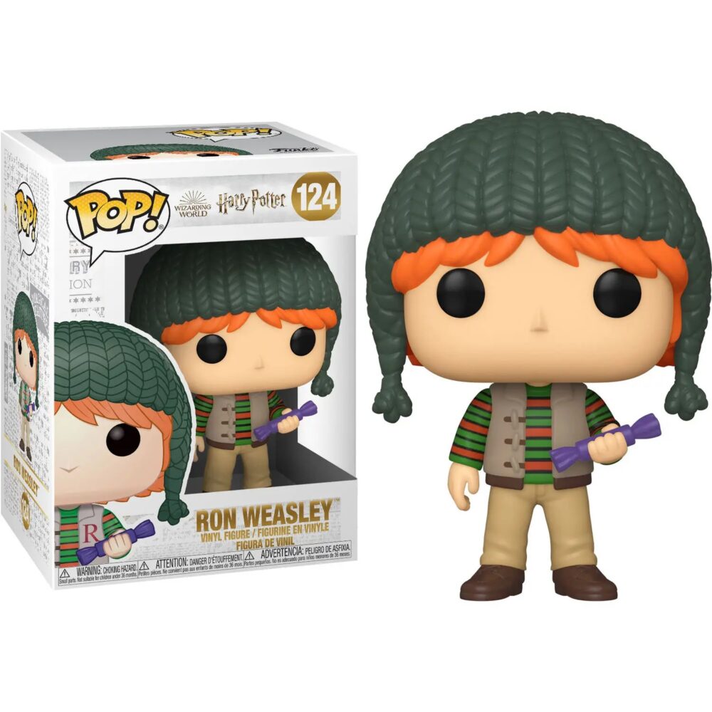 Funko Pop Harry Potter Ron Weasley Holiday Vinyl figura 9 cm