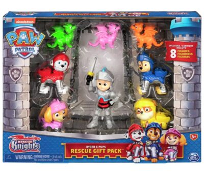 Paw Patrol Rescue Knights Ryder and Pups Rescue Gift Pack set figura