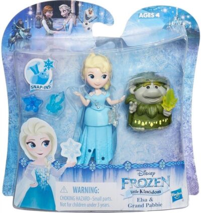 Disney Frozen Little Kingdom B7467 Elsa & Grand Pabbie mini lutkica Disney Snježno Kraljevstvo