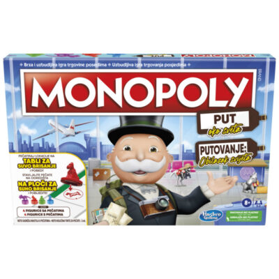 Monopoly Putovanje: Obilazak svijeta društvena igra HR F4007