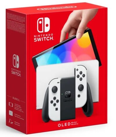 Nintendo Switch Oled konzola White Joy-Con