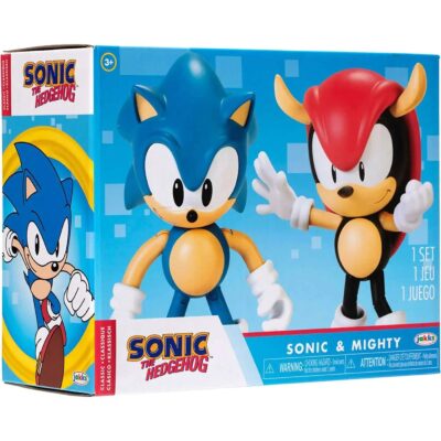 Sonic the Hedgehog Sonic & Mighty 2-Pack akcijske figure 10 cm