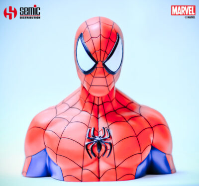 Marvel Comics Coin Bank Spider-Man Semic 17 cm