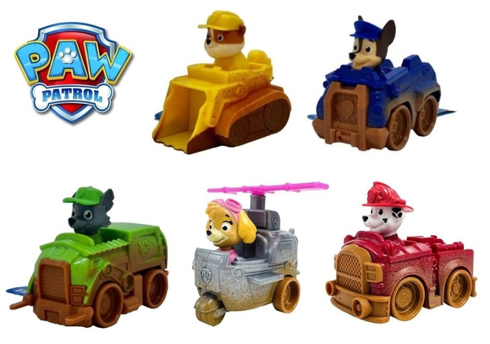 Paw Patrol Rescue Racers mini vozila 8 cm 40319