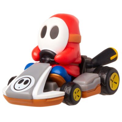 Super Mario mini Go Kart Shy Guy Maskache vozilo 6,5 cm