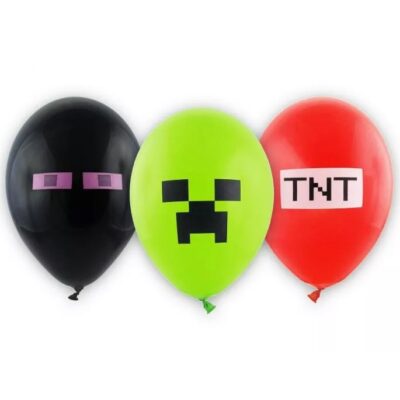 TNT baloni 6 kom s Minecraft uzorkom 26358