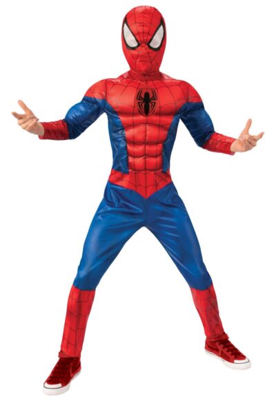 Kostim Spider-Man Deluxe s mišićima 3-8 godina kostimi za dječake 300989