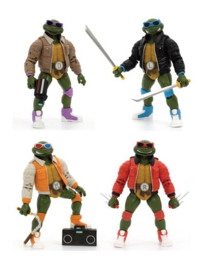 Street Gang Assortment #1 Exclusive 4-Pack Teenage Mutant Ninja Turtles BST AXN akcijske figure 13 cm The Loyal Subjects