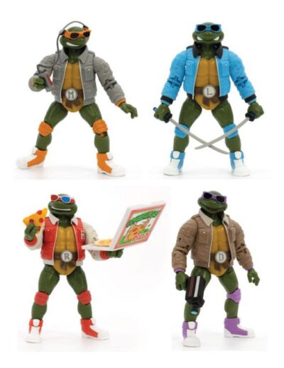 Street Gang Assortment #2 Exclusive 4-Pack Teenage Mutant Ninja Turtles BST AXN akcijske figure 13 cm The Loyal Subjects
