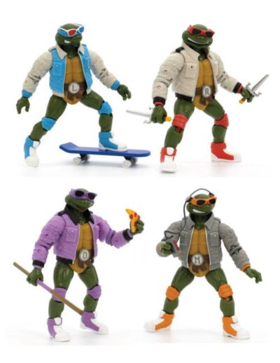 Street Gang Assortment #3 Exclusive 4-Pack Teenage Mutant Ninja Turtles BST AXN akcijske figure 13 cm The Loyal Subjects