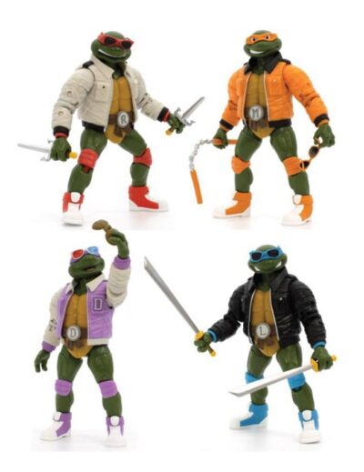 Street Gang Assortment #4 Exclusive 4-Pack Teenage Mutant Ninja Turtles BST AXN akcijske figure 13 cm The Loyal Subjects
