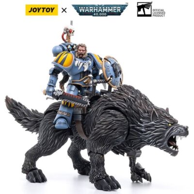 Warhammer 40k Space Wolves Thunderwolf Cavalry Frode 1/18 Action Figure JT3099