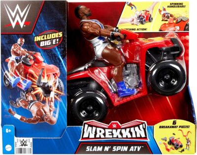 WWE Wrekkin Slam n' Spin ATV vozilo i akcijska figura Big E HDM06