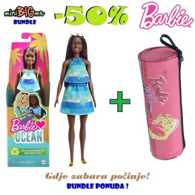 BUNDLE Barbie Loves The Ocean lutka + pernica ovalna