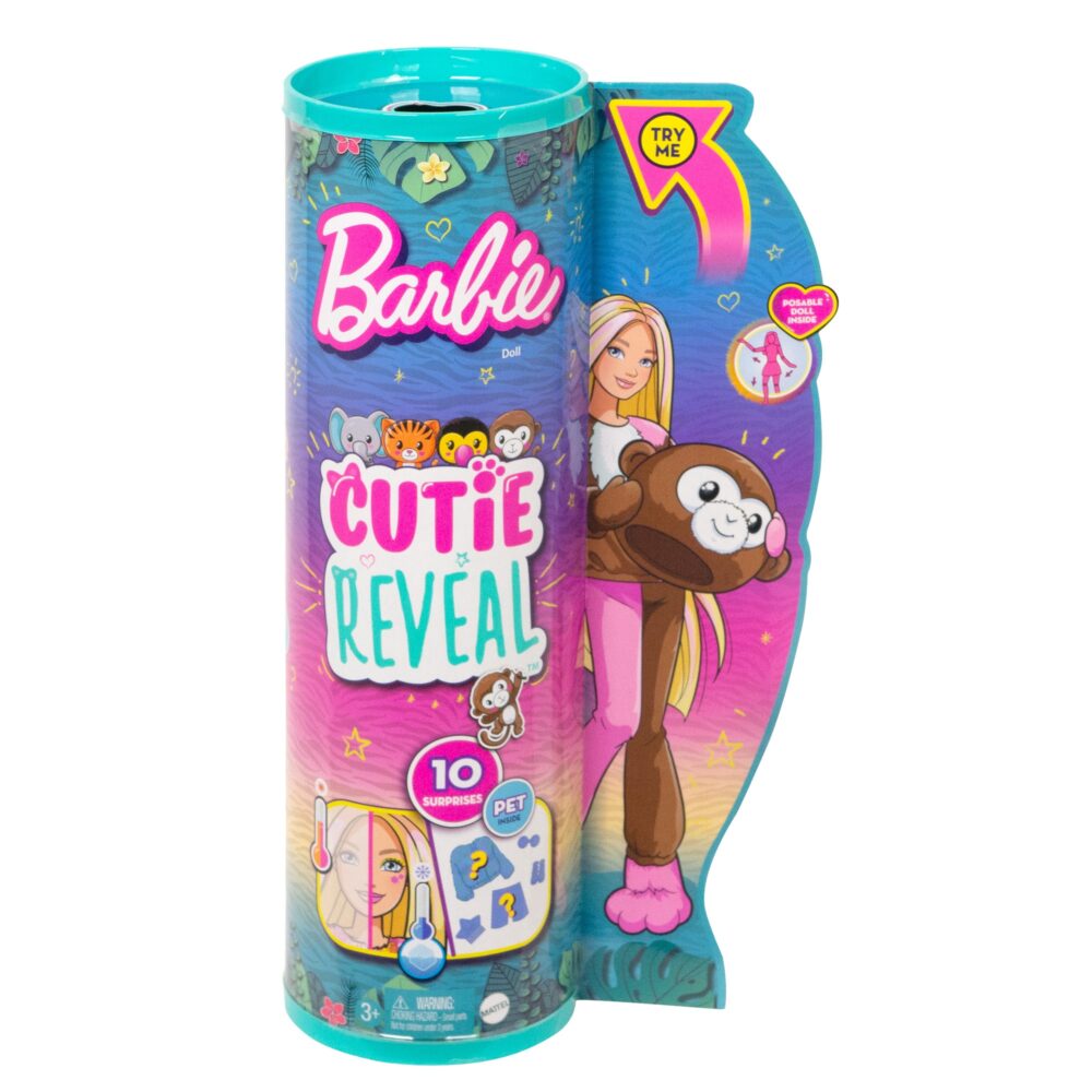 Barbie lutka Cutie Reveal Majmun HKR01