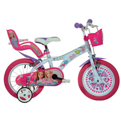 Bicikl Barbie 16 cola bicikli za djecu ružičasto bijeli