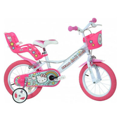Bicikl Hello Kitty 16 cola bicikli za djecu ružičasto bijeli