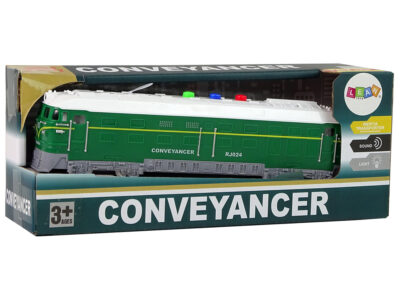 Conveyancer Train 24 cm zeleni vlak sa svjetlom i zvukom 12425