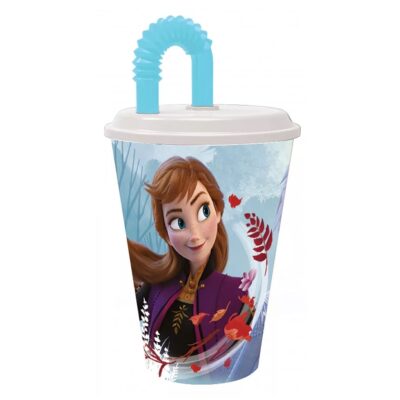Disney Frozen plastična čaša sa slamkom 430 ml 51030