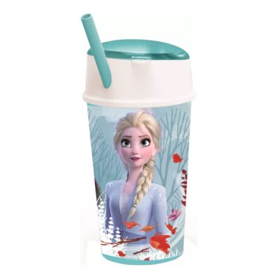 Disney Frozen plastična čaša sa slamkom Snack-Box 400 ml 51001