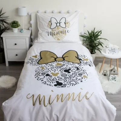 Disney Minnie Gold posteljina 140×200 cm, 70×90 cm 28339