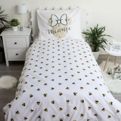 Disney Minnie Gold posteljina 140×200 cm, 70×90 cm 28339
